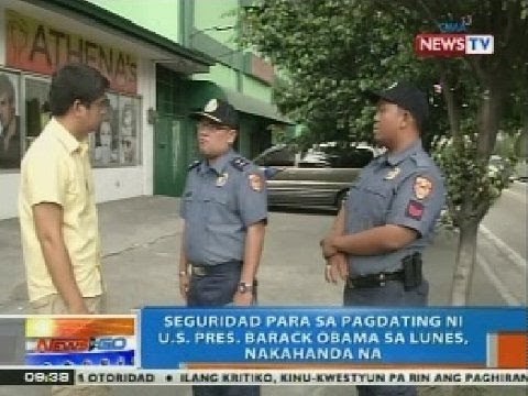 NTG: Seguridad sa pagdating ni US Pres. Obama sa Lunes, nakahanda na