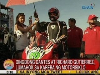 UB: Dingdong Dantes at Richard Gutierrez, lumahok sa karera ng motorsiklo