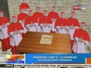 NTG: Pagiging santo, dumaraan sa masusing proseso