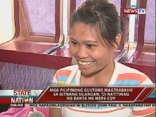 Mga pilipinong gustong magtrabaho sa middle east, 'di natitinag sa Mers-cov