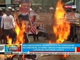 Mga magsasaka ng Hacienda Luisita, nagprotesta sa tanggapan ng DAR sa Quezon City