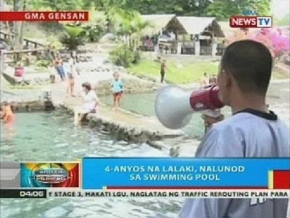 BP: 4-anyos na lalaki, nalunod sa swimming pool sa General Santos City