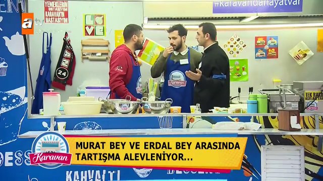 Erkekler Karavanında Murat Bey ve Erdal Bey arasında tartışma. - Karavan 43.bölüm - atv