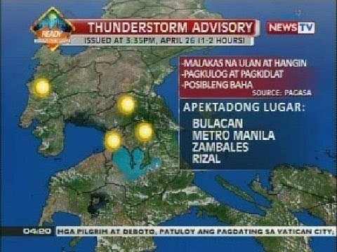 NTVL: GMA weather update as of 4:20pm (April 26, 2014)