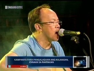 Kampanya para pangalagaan ang kalikasan, idinaan sa rakrakan