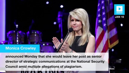 Monica Crowley rejects Trump White House job amid plagiarism report