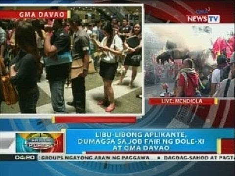BP: Libu-libong aplikante, dumagsa sa job fair ng DOLE-XI at GMA Davao