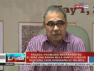 PAGASA: Posibleng makaranas ng El Niño  ang bansa mula hunyo o hulyo ngayong taon