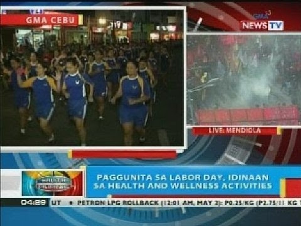BP: Paggunita sa labor day, idinaan sa health and wellness activities
