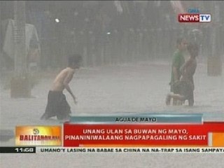BT: Unang ulan sa buwan ng Mayo, pinaniniwalaang nagpapagaling ng sakit