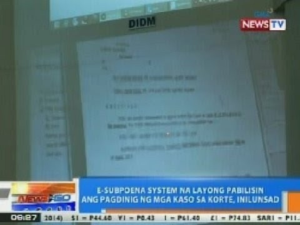 NTG: E-subpoena system na layong pabilisin ang pagdinig ng mga kaso sa korte, inilunsad