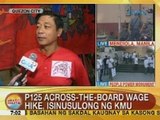 UB: P125 across-the-board wage hike, isinusulong ng KMU
