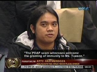 Benhur Luy at iba pang whistleblower, umaasang mabibigyan din sila ng immunity