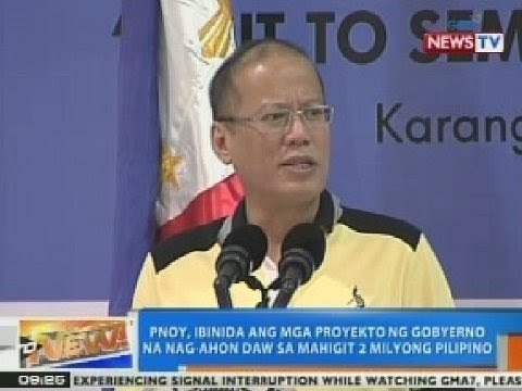 NTG: PNoy, ibinida ang mga proyekto ng gobyerno na nag-ahon daw sa mahigit 2M Pinoy