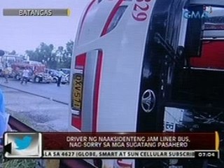 Mga driver ng JAM liner at DLTB bus, posibleng makasuhan kaugnay ng aksidente sa Batangas