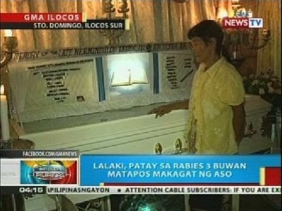 Lalaki sa Ilocos Sur, patay sa rabies 3 buwan matapos makagat ng aso
