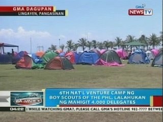 Mahigit 4,000 delegates, lalahok sa 6th Nat'l Venture Camp ng Boy Scouts of the Phl