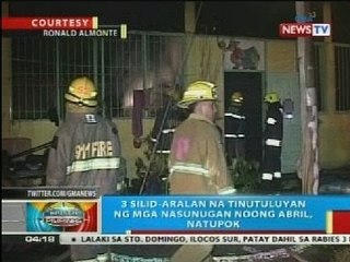 3 silid-aralan na tinutuluyan ng mga nasunugan noong Abril sa Davao City, natupok