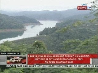 Publiko, pinayuhang magtipid ng tubig upang maiwasan ang pag baba nang tubig sa angat dam