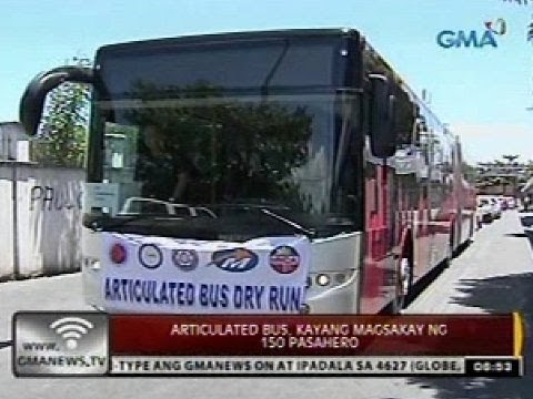 Biyahe ng articulated bus mula North Ave. hanggang Pasay, inabot ng higit isa't kalahating oras