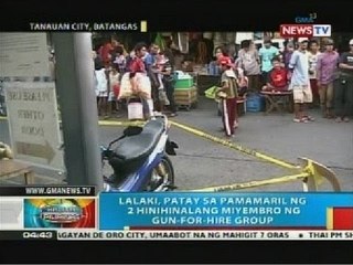 Download Video: Lalaki sa Batangas, patay sa pamamaril ng 2 hinihinalang miyembro ng gun-for-hire group