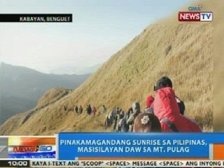 NTG: Pinakamagandang sunrise sa Pilipinas, masisilayan daw sa Mt. Pulag