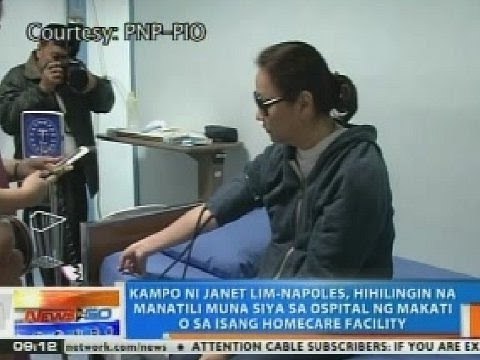 NTG: Kampo ni Napoles, hihilingin na manatili muna siya sa Ospital ng Makati