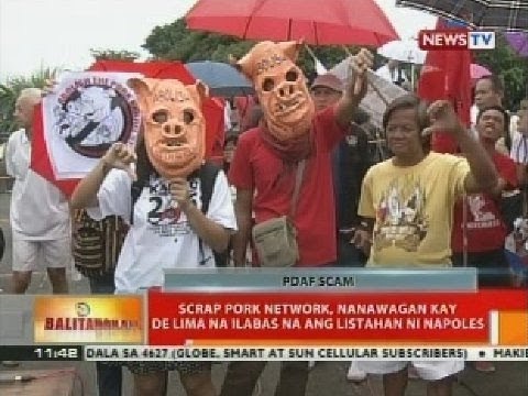 Scrap Pork Network, nanawagan kay de Lima na ilabas na ang listahan ni Napoles