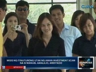 Saksi: Misis ng itinuturong utak ng Aman investment scam na si Manuel Amalilio, arestado