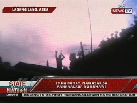 SONA: 19 na bahay, nawasak sa pananalasa ng buhawi