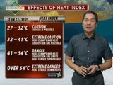 35.3°C na init, naitala ngayong araw; ugaliing uminom ng tubig vs. heat cramps at heat exhaustion