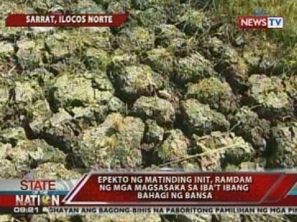 Epekto ng matinding init, ramdam ng mga magsasaka sa iab't ibang bahagi ng bansa