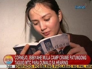 UB: Cornejo, ibibiyahe mula Camp Crame patungong Taguig MTC para dumalo sa hearing