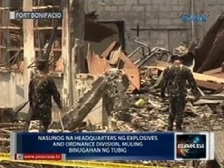 BFP: Dapat idineklara ng Phl Army ang mga pampasabog sa EOD headquarters para naiwasan ang pagsabog