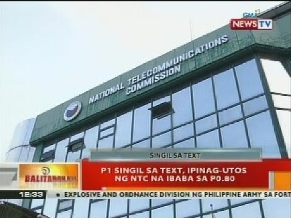BT: P1 singil sa text, ipinag-utos ng NTC, na ibaba sa P.80