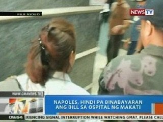 NTG: Janet Napoles, hindi pa binabayaran ang bill sa Ospital ng Makati