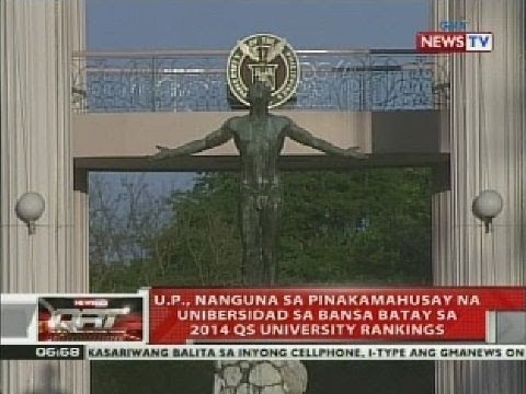 UP, nanguna sa pinakamahusay na unibersidad sa bansa batay sa 2014 QS University Rankings