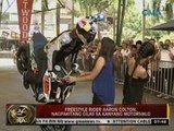 24 Oras: Freestyle Rider Aaron Colton, nagpakitang gilas sa kanyang motorsiklo