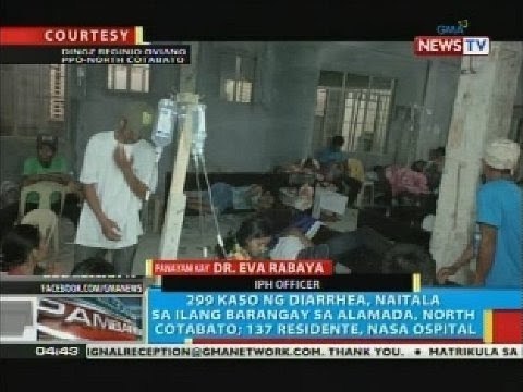 BP: 299 kaso ng diarrhea, naitala sa Almada, North Cotabato