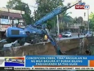 NTG: Concepcion creek sa Marikina City, nililinis ng MMDA
