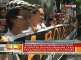 Ilang militante, nagkilos-protesta para hilinging ilabas ang affidavit at listahan ni Napoles