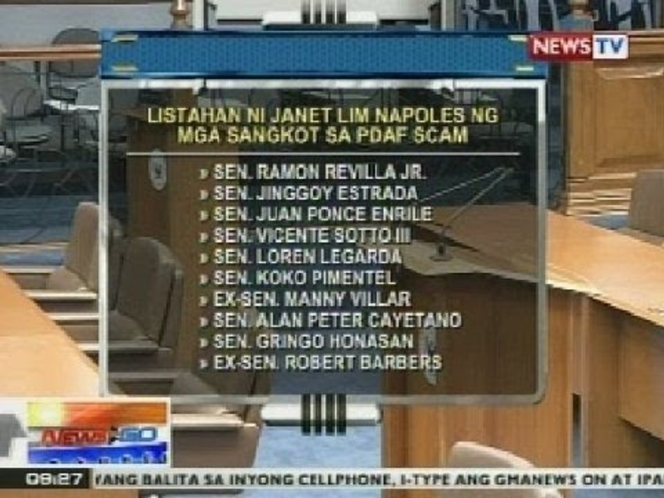 NTG: 19 na dati at kasalukuyang senador na nasa 'Napolist,' nakuha ng GMA News