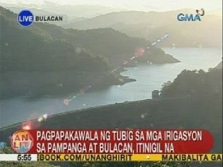 Level ng tubig sa Angat dam, bumagsak na sa critical level