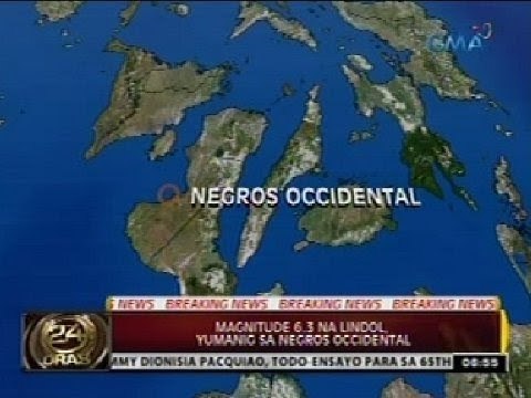 Magnitude 6.3 na lindol, yumanig sa Negros Occidental