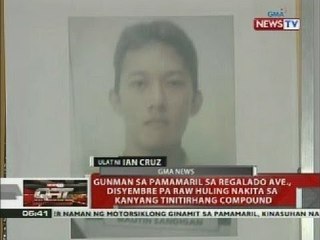 Gunaman sa pamamaril, Disyembre pa raw huling nakita sa kanyang tinitirhang compound