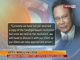 BT: Kampo ni ex-CJ Corona, naglabas na ng pahayag kaugnay sa freeze order