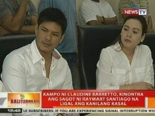 BT: Raymart Santiago, iginiit na legal ang kasal nila ni Claudine Barretto