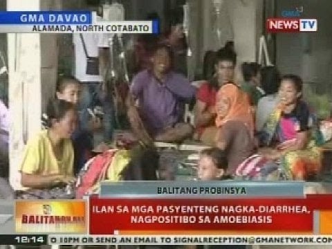 BT: Ilan sa mga pasyenteng nagka-diarrhea sa Cotabato, nagpositibo sa amoebiasis