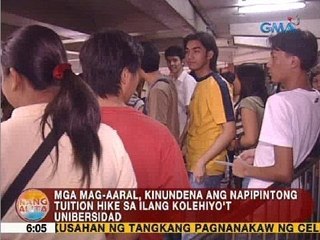UB: Mga mag-aaral, kinundena ang napipintong tuition hike sa ilang kolehiyo't unibersidad