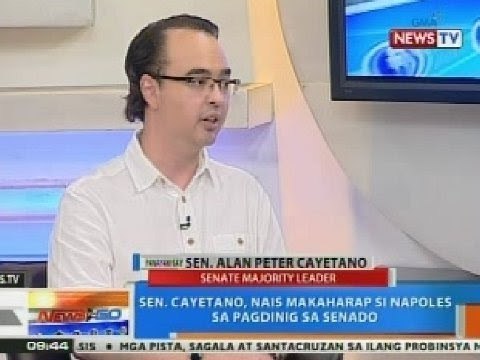 NTG: Panayam kay Sen. Alan Peter Cayetano kaugnay sa pork barrel scam